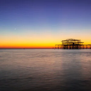Sunset in Brighton