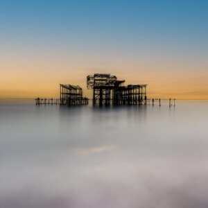 Cotton Candy Sky: A mesmerizing sunset captured by Brighton Gallery, featuring dreamy hues that transform the sky into a delicious palette of pastels.