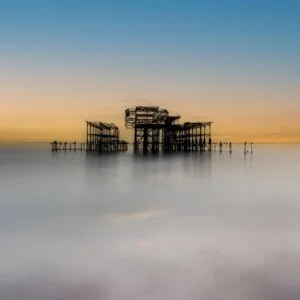 Cotton Candy Sky: A mesmerizing sunset captured by Brighton Gallery, featuring dreamy hues that transform the sky into a delicious palette of pastels.