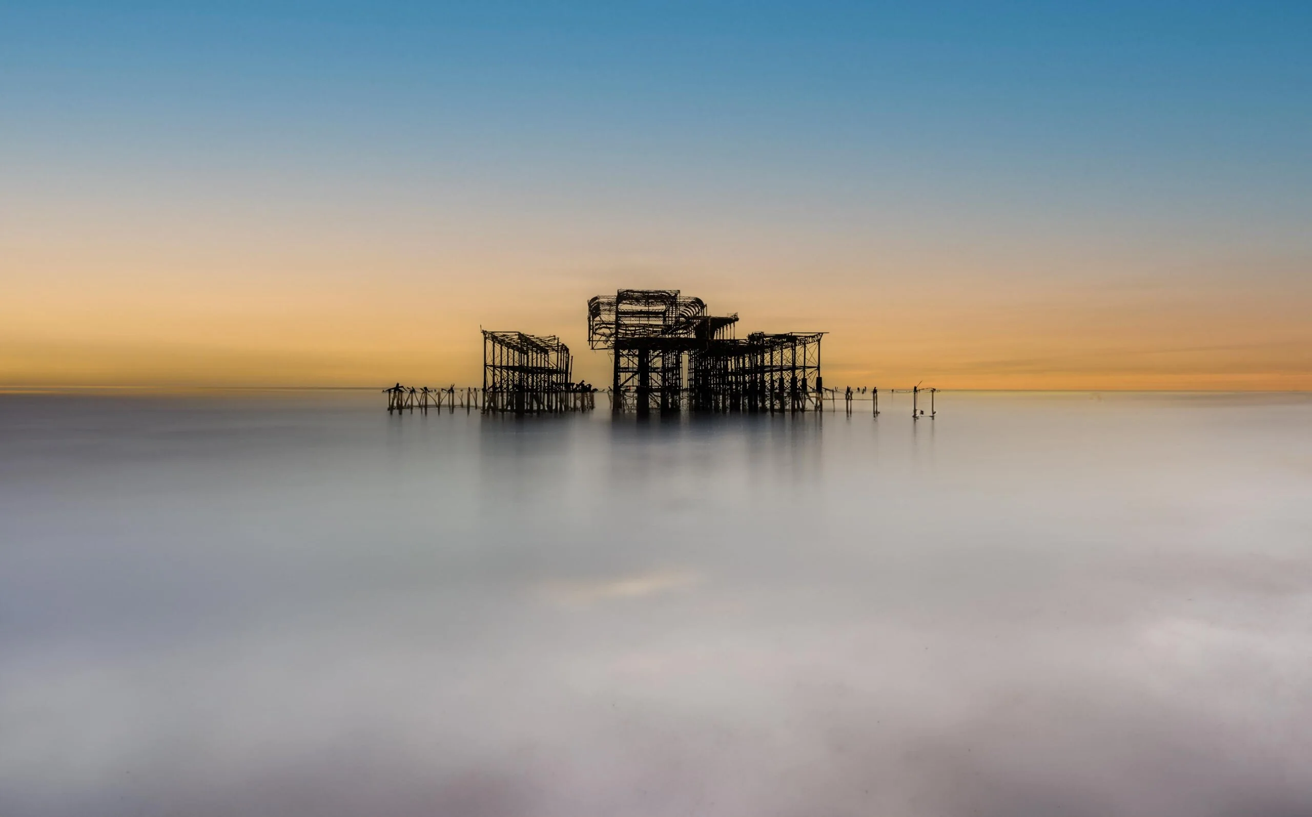 Cotton Candy Sky: A mesmerizing sunset captured by Brighton Gallery, featuring dreamy hues that transform the sky into a delicious palette of pastels.